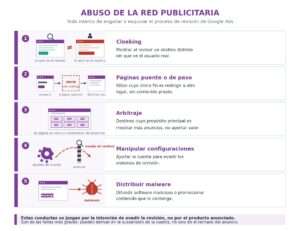 Abusos de la red publicitaria de Google Ads